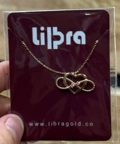 گردنبند زنجیرمتصل طلا لاکچری AJ2443