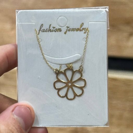 گردنبند زنجیرمتصل طلا لاکچری AJ2445