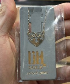 گردنبند زنجیرمتصل طلا لاکچری AJ2446