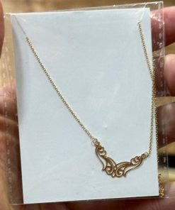گردنبند زنجیرمتصل طلا لاکچری AJ2447