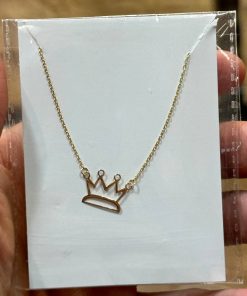 گردنبند زنجیرمتصل طلا لاکچری AJ2465