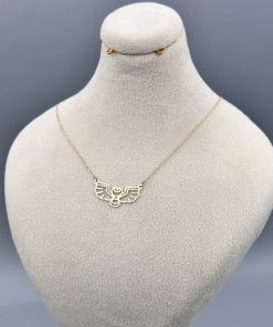 گردنبند طلا طرح فرشته AJ3902