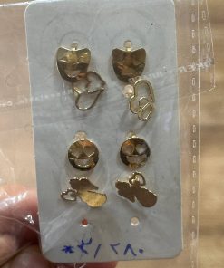 گوشواره طلا میخی سبک و فانتزی AJ2331