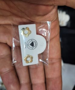 گوشواره میخی طلا گل ون کلیف AJ2840