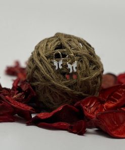 گوشواره مینادار سبک طرح پروانه AJ1531 (7)