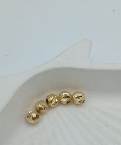گوی البرنادو تراشدار طلا AJ4388 (23)