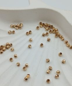 گوی البرنادو تراشدار طلا AJ4388 (26)