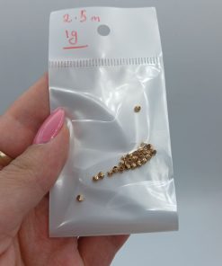 گوی البرنادو تراشدار طلا AJ4388 (31)